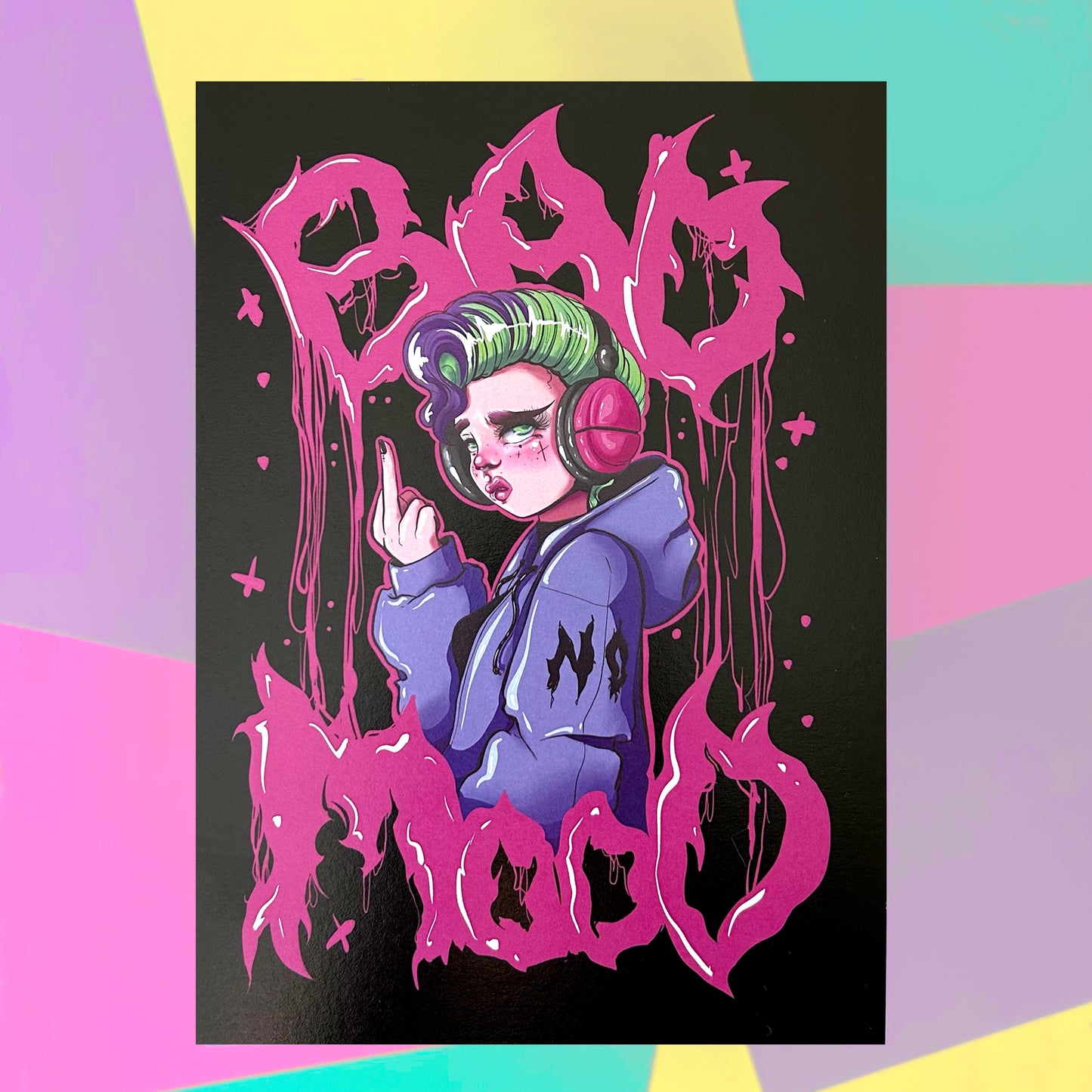 A5 Bad Mood Print