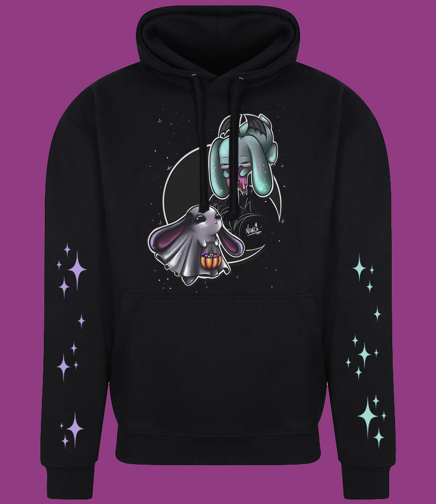 ★ Bestie Ghost Bunnies Halloween Pull Over Hoodie ★