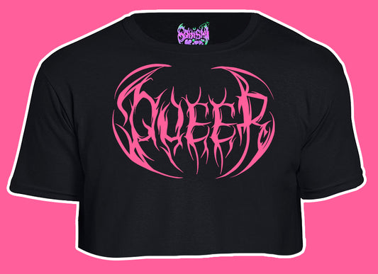 ★ QUEER death metal tshirt and crop ★