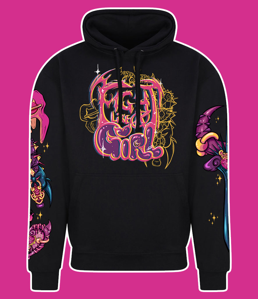 ★ Fight like a Girl hoodie full / crop / zip ★