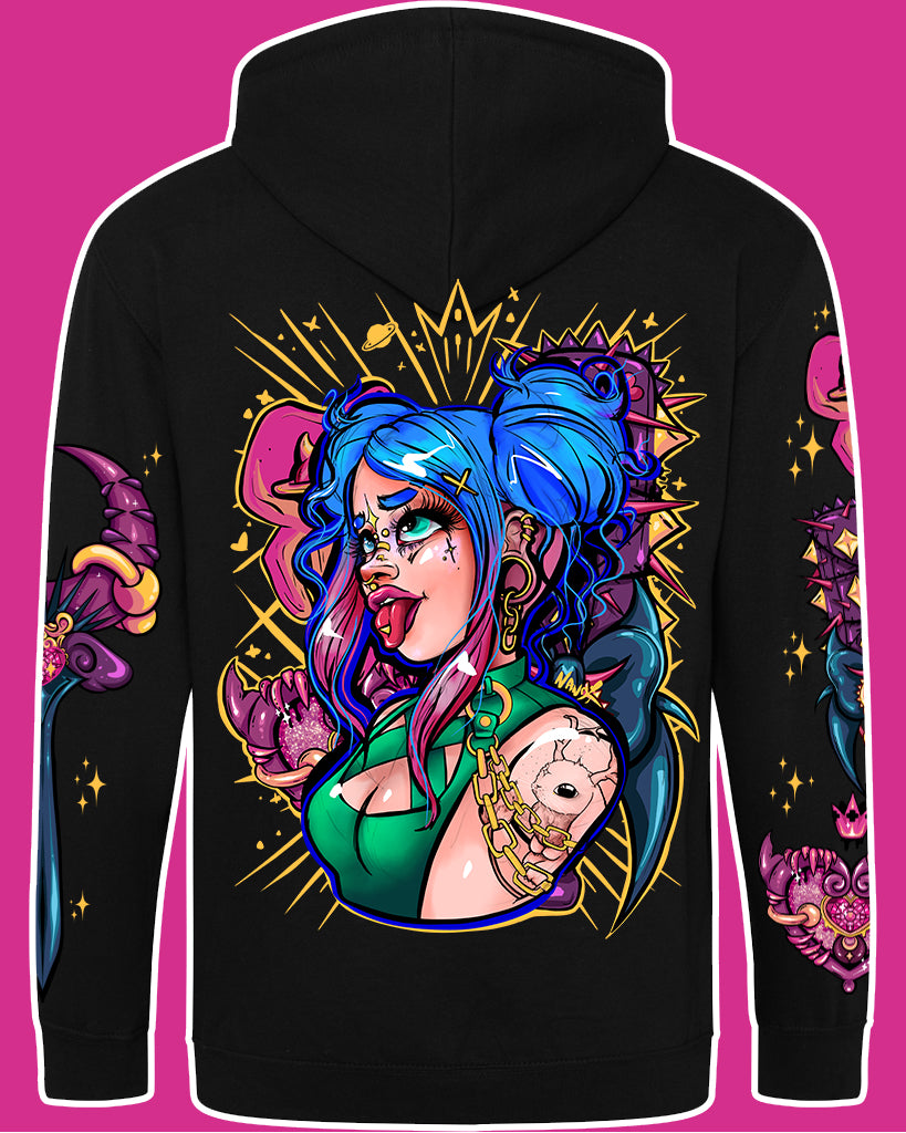 ★ Fight like a Girl hoodie full / crop / zip ★