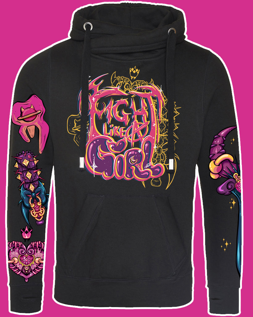 ★ Fight like a Girl hoodie full / crop / zip ★