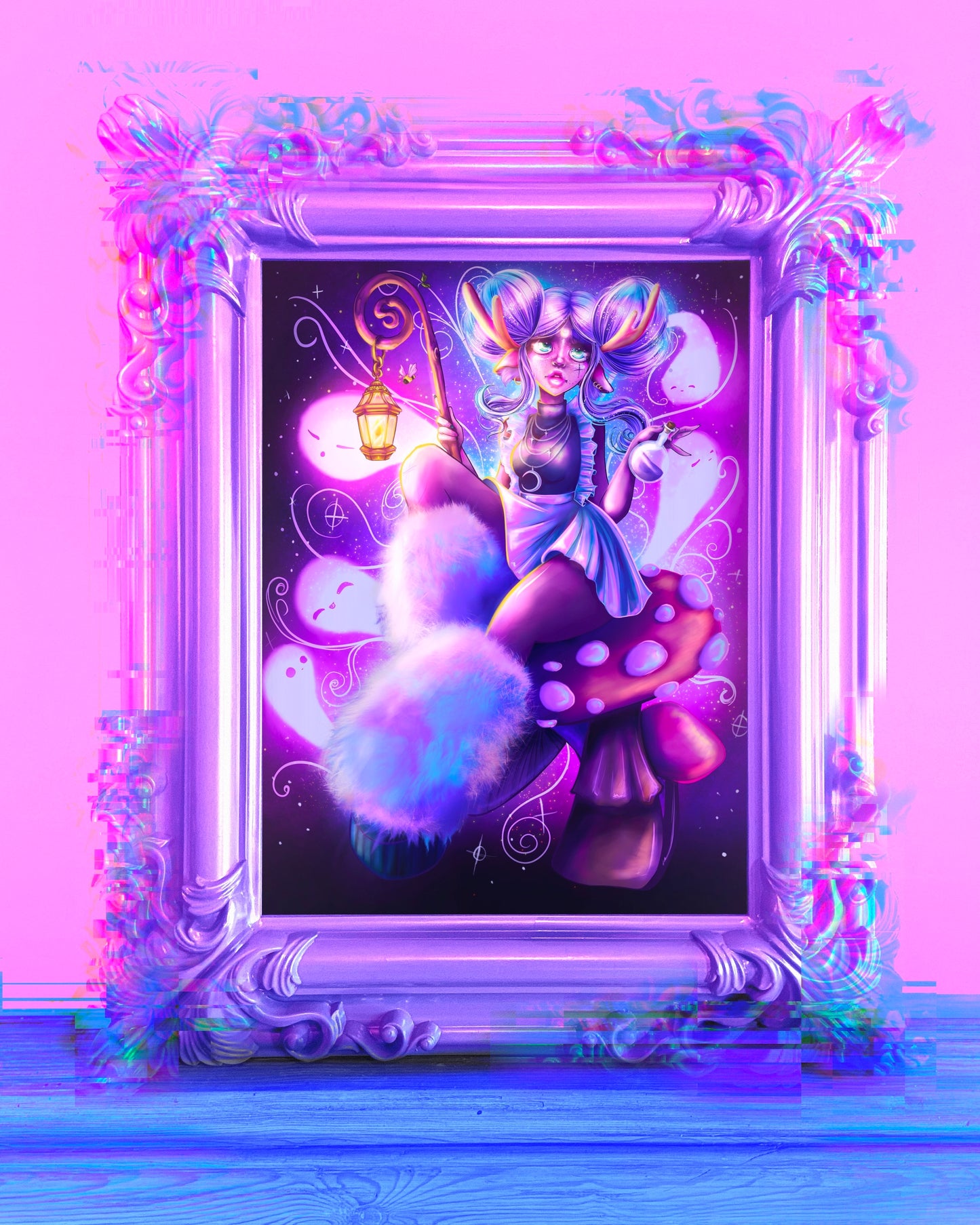 FINE ART PRINT Hand signed Woodland Nymph 12 x 16 Giclée Print
