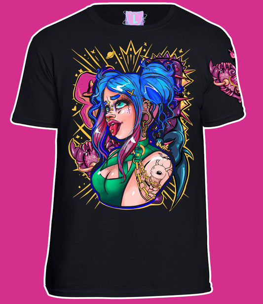 ★ Fight Like A Girl T-shirt / crop top  ★