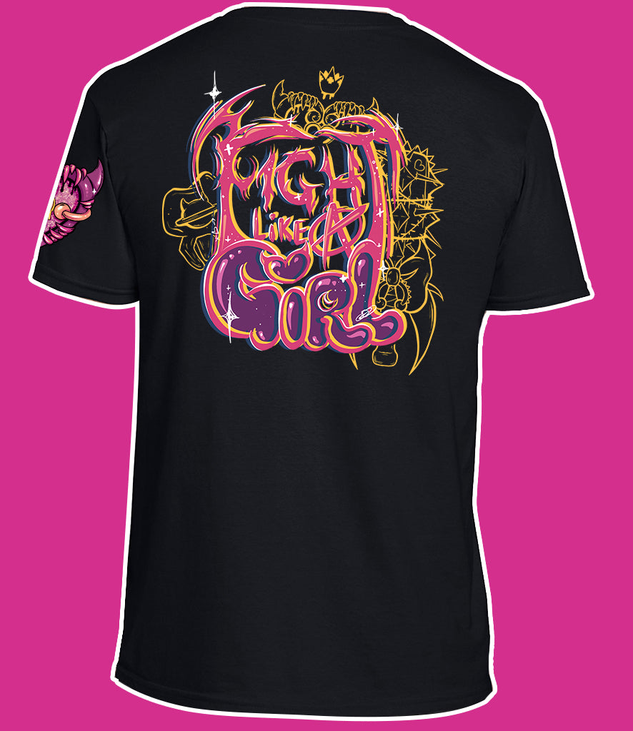 ★ Fight Like A Girl T-shirt / crop top  ★
