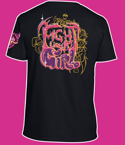 ★ Fight Like A Girl T-shirt / crop top  ★