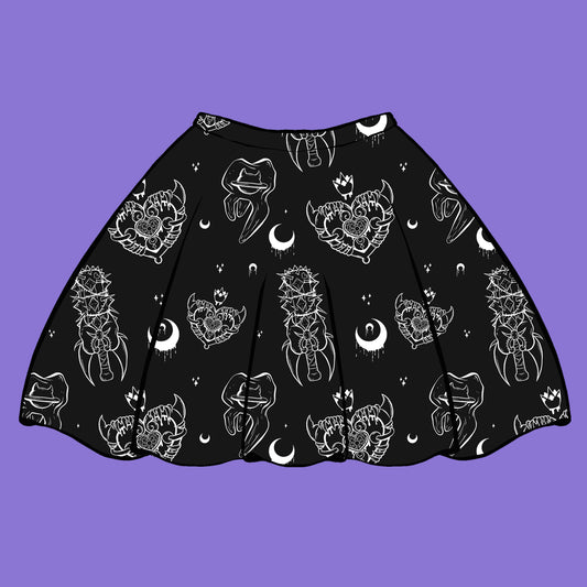 Fight Like A Girl Skater Skirt