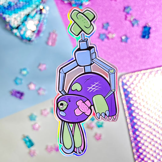 Claw Bunny Critters Sticker