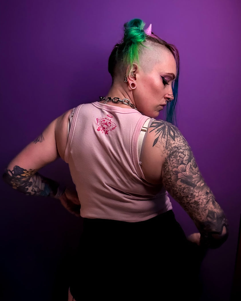 ★ QUEER death metal racer tank top  ★