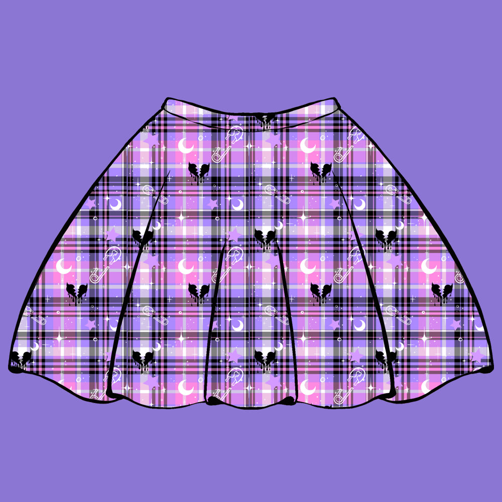 Pastel Punk Skater Skirt