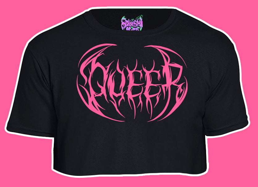 ★ QUEER death metal tshirt and crop  ★