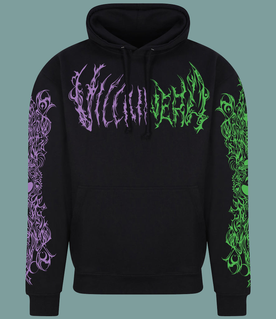 ★ VILLAIN ERA Green and Purple hoodie / crop / super crop ★