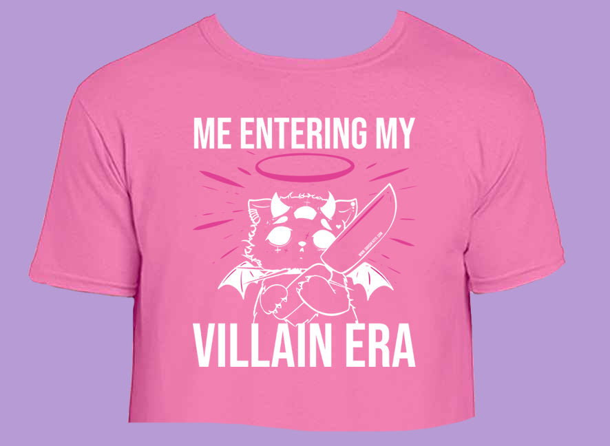 ★ Entering My Villain Era T-shirt / crop top  ★