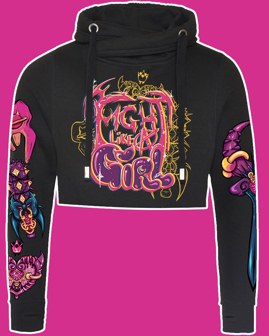 ★ Fight like a Girl hoodie full / crop / zip ★