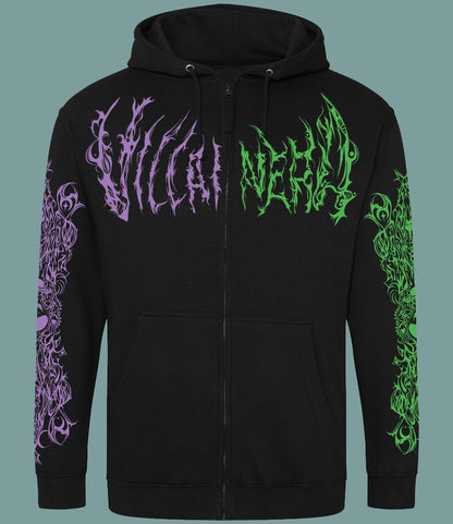 ★ VILLAIN ERA Green and Purple hoodie / crop / super crop ★
