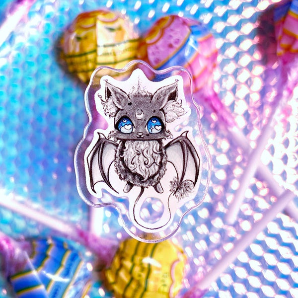 Bat Acrylic Pin