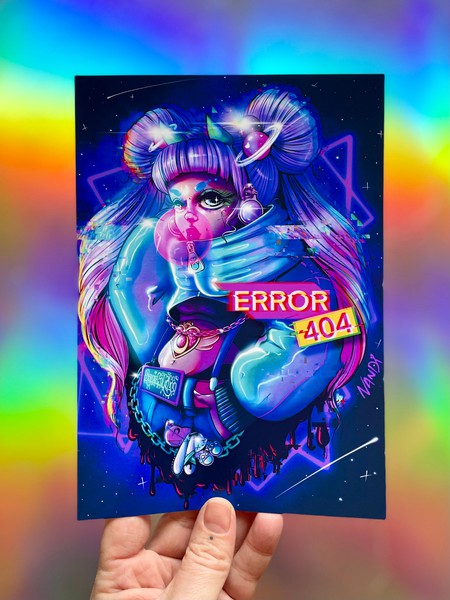 Error 404 A5 Print
