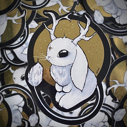 Jackalope Sticker - Moon Critters